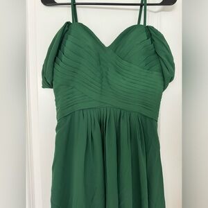 Prom or bridesmaids dress size 6 jade green
